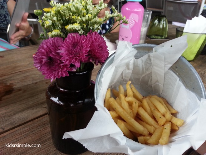 Truffle fries - a top fav with kids and adults alike