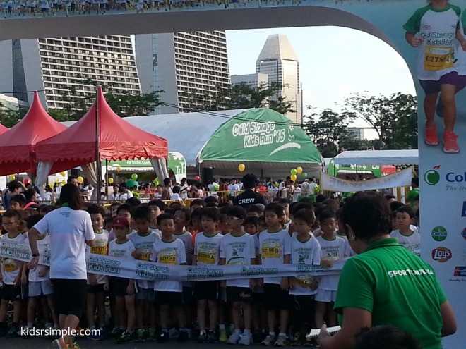 YH at the starting line
