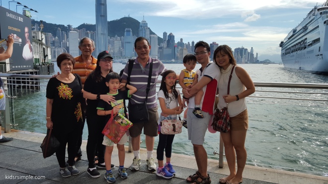 Boat trip from Kowloon to Hongkong